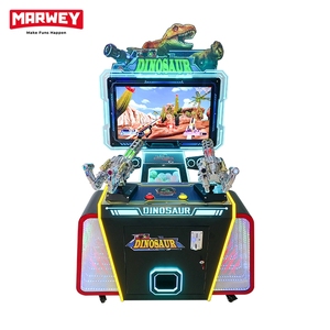 Trong nhà giải trí mô phỏng 2 người chơi bắn máy đồng tiền hoạt động tương tác Arcade Video <span class=keywords><strong>Game</strong></span> Súng Bắn súng máy - Product Image 2