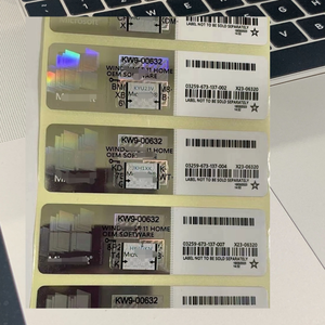Operating System for Laptop <strong>Computer</strong> Win10 <strong>Pro</strong> /Home OEM Label Sticker <strong>10</strong> <strong>Pro</strong> OEM Sticker Blue,Red,Silver or Pink - Product Image 1
