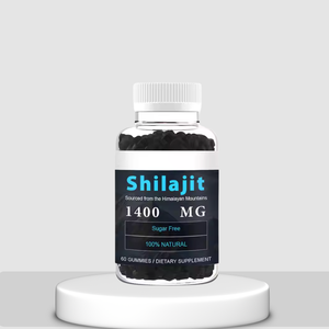 Gomitas de Shilajit del Himalaya de Marca Privada OEM/ODM, Suplementos Naturales para Adultos que Aumentan la Energía, No Aptas para Embarazadas - Product Image 1