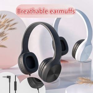 Casque d'ordinateur filaire à <span class=keywords><strong>prix</strong></span> compétitif avec micro stéréo à interface 3.5mm pour étudier les jeux sportifs - Product Image 3