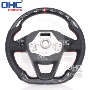 Volant Carbone Personnalisé pour <span class=keywords><strong>Seat</strong></span> <span class=keywords><strong>Leon</strong></span> <span class=keywords><strong>Cupra</strong></span> Volante Volant 2013 2014 <span class=keywords><strong>2015</strong></span> 2016 2017 2018 2019 OHC - Product Image 4