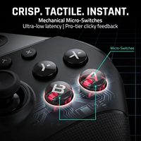 CM-619 Pengontrol Game Nirkabel RGB Hall Effect Joystick Getaran Ganda Baterai 600mAh 10 Jam untuk NS IOS Android Ponsel