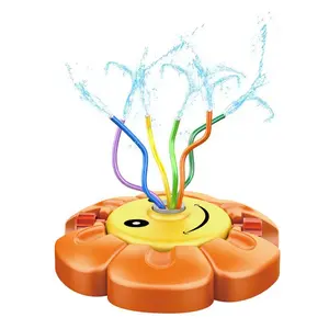 Difusor de água espremedor de água, brinquedo infantil giratório com tubo de limpeza giratório e respingo de água
