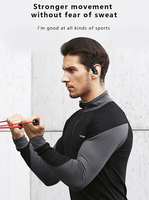 Auriculares TWS Bluetooth con micrófono, cascos deportivos inalámbricos con gancho para la oreja, estéreo HiFi, resistentes al agua