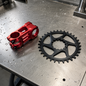 Piezas de Bicicleta de Aluminio 7075-T6, Mecanizado CNC Personalizado, Eje y Plato, Fabricación por Contrato OEM - Product Image 1