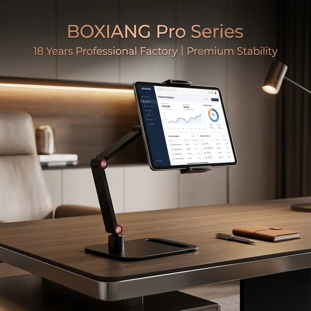 Universal Compatibility Adjustable Foldable Desktop Phone Holder with Stable Base Aluminum Alloy Bulk Mobile Phone Holders OEM