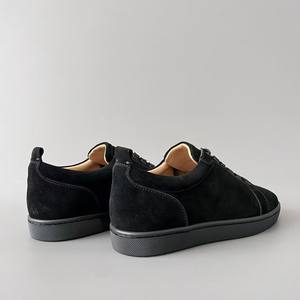 Zapatillas Deportivas de Diseño de Alta Calidad para Hombre, con Suela Roja, de Cuero Genuino, de Lujo, de Caña Baja, Planas, de Goma - Product Image 5