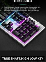 Clavier et souris de jeu filaires Aula T200 Combo 104 touches Bouton multimédia Mix Rétroéclairage Clavier Ensemble de jeu