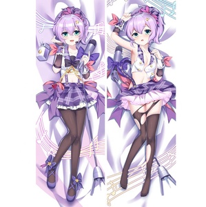 ปลอกหมอนข้างอนิเมะลายโลลิต้าแบบเซ็กซี่สำหรับผู้ใหญ่ พิมพ์ลายอนิเมะแบบกำหนดเองได้ ไม่เซ็นเซอร์ - Product Image 3