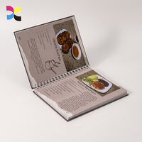 Livre de recettes, carnet de cuisine à anneaux relié rigide pour la cuisine à la maison