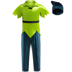 2024 elfe <span class=keywords><strong>Peter</strong></span> <span class=keywords><strong>Pan</strong></span> film Costume enfants noël Halloween Performance fête Cosplay Costumes garçon <span class=keywords><strong>Peter</strong></span> <span class=keywords><strong>Pan</strong></span> Costume avec chapeau - Product Image 2