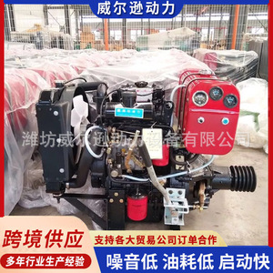 Motor diésel bicilíndrico 2110 de 24 Kw a 2200 rpm, cuatro tiempos, arranque automático para generador - Product Image 5