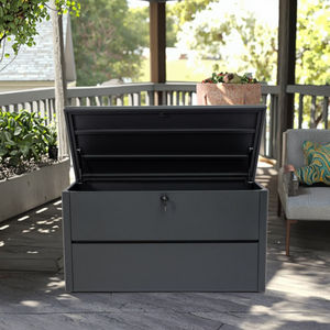 <span class=keywords><strong>Coffre</strong></span> de rangement de <span class=keywords><strong>jardin</strong></span> en acier inoxydable, étanche, style européen, capacité de charge de 100 kg, fabriqué par le fabricant source. - Product Image 6