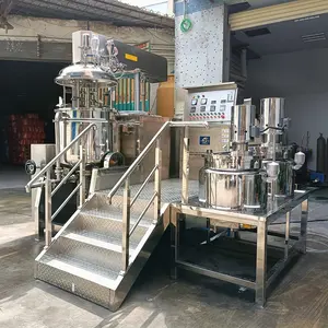 Hair Ointment Making Machine Cosmetics Body Cream/Cosmetic Cream/Skin Ointment Vacuum Emulsifying Mixing Machine