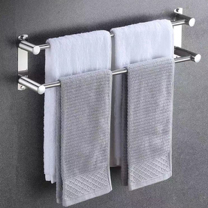 Vendita calda portasciugamani da <span class=keywords><strong>bagno</strong></span> a parete in <span class=keywords><strong>acciaio</strong></span> inossidabile 304 con ganci - Product Image 2