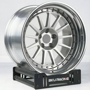 Rines Bku Forged de 2 Piezas, 5x120, 18, 19, 20, 21 Pulgadas, Estilo M Parallel 37, Rueda de Aleación Plateada para BMW E46 E34 E90 E92 E60 E38 E39 F10 - Product Image 2