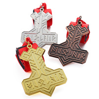 Médailles de récompense en alliage de zinc or/argent/bronze, médailles personnalisées haut de gamme à thème festivals avec ruban pour collectionneurs