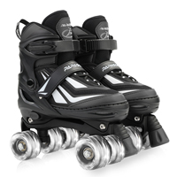 Patins à roulettes quad à taille réglable et à roulettes doubles, très populaires, en vente