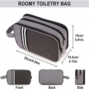 ถุงซิปสำหรับจัดระเบียบของผู้ชายผ้าโพลีเอสเตอร์กันน้ำได้ดีไซน์ไม่เหมือนใครแห้งเปียกดีไซน์ใหม่2024 - Product Image 5