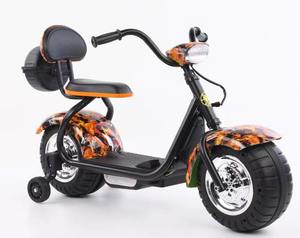 มอเตอร์ไซค์ไฟฟ้าเด็ก <span class=keywords><strong>3</strong></span> ล้อ รุ่นใหม่ สำหรับเด็กอายุ <span class=keywords><strong>3</strong></span>-6 ปี ขับขี่ได้ พร้อมเบาะหนังและฟังก์ชั่น MP3 ของเล่นมอเตอร์ไซค์พลาสติก - Product Image 4