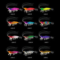 Vente en gros de leurres artificiels souples en ABS de 8 cm et 7 g, flottants, en forme d'araignée simulée, pour la pêche en eau salée