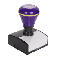 Vente en gros imprimante de timbres carré 42mm fournitures scolaires timbre pré-encreur auto-encreur timbre flash en caoutchouc promotionnel.