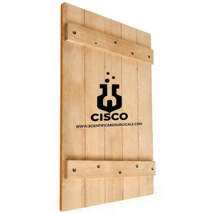 Tableau d'affichage et de dessin éducatif en bois CISCO avec logo personnalisé, panneau coulissant, tableau d'enseignement scolaire mural 12x18 - Product Image 1