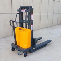 Chariot élévateur électrique à palettes de 1,5 tonne, alimenté par batterie 48V, levée de 2 m, manutention en entrepôt à allées étroites
