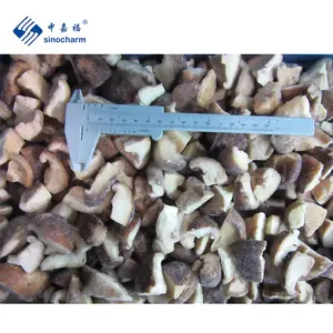 Sinoharm의 BRC 승인 공장 새로운 계절 IQF 냉동 1/4 컷 표고 버섯 IQF 표고 버섯