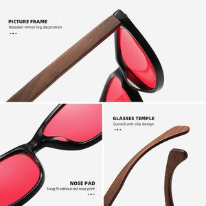 <span class=keywords><strong>Gafas</strong></span> de sol a la moda para hombre y mujer, lentes de Color rojo, verde, ceñido, corrector, Color ciego, fabricantes al por mayor - Product Image 5