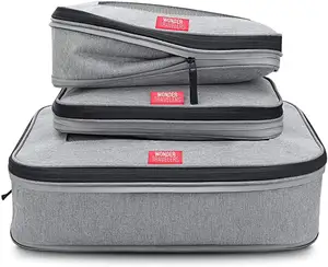 商务热式压缩储物袋4合1便携式商务旅行防水旅行储物袋
