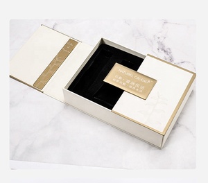 กล่องกระดาษใส่เครื่องสำอางแบบสั่งทำพิเศษ สัมผัสนุ่ม พร้อมโลโก้ สำหรับจัดเก็บและบรรจุภัณฑ์ของขวัญ - Product Image 4