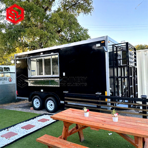 Remolque de Comida Móvil para Catering, Barra Móvil, Barbacoa, Totalmente Equipado, Camión de Comida Rápida con Helados y Café en Venta - Product Image 1