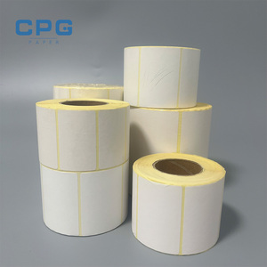 Étiquettes thermiques blanches en accordéon pour entrepôt, résistantes aux rayures, 3x5 pouces, 4x6 pouces, 135 g/m², fourniture directe d'usine - Product Image 1