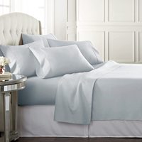Parures de draps de qualité hôtelière 200TC 100% coton, jetables, motifs floraux/animaux/feuilles, draps plats et ajustés pour la maison et l'hôtel