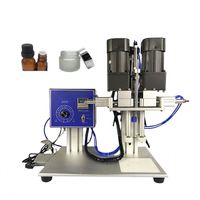 Machine de capsulage semi-automatique électrique pour bouteilles et flacons en plastique à visser, facile à utiliser
