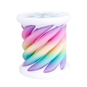 Fidget Spinner en EVA imprimé en 3D, structure spirale tridimensionnelle, anti-stress, éducatif, bicolore, effet tourbillon - Product Image 5