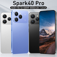 Nouveau téléphone robuste CDMA espagnol IP68 étanche 5G LTE 12 Go/512 Go >7 pouces Batterie de plus de 8000 mAh Double SIM En stock Livraison rapide Spark 40Pro