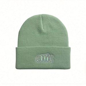 Factory Customized Beanies Hat Solid Colour Woolen Knitted <b>Cap</b> <b>Winter</b> Slouchy Plain Custom Logo Embroidery Beanies - Product Image 6