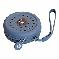 Sac à main pour écouteurs miniatures Chinfai pour filles, étui pour écouteurs, cadeau pour enfant, animal mignon, porte-monnaie, porte-clés en silicone de dessin animé, sacs pour enfants