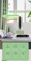 Ventilateur de climatiseur en plastique, pales de tambour, mini ventilateur de tour pour la circulation de climatiseur pour le bureau, petit ventilateur portable