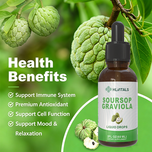 Gotas Líquidas de Guanábana Orgánica, Antioxidante Natural, Apoyo Celular, Regeneración, Refuerzo Inmunológico, Multivitamínico Enriquecido para Adultos - Product Image 5