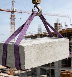 <span class=keywords><strong>Eslinga</strong></span> Plana de Poliéster 1T, 1000kg, con Ojo Plano, Cinta de Elevación, Sudamérica, Brasil, Chile, Fábrica OEM - Product Image 2