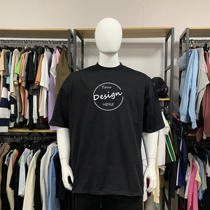 JL611C t-Shirt da uomo in cotone di alta qualità a tracolla veloce personalizzata 320 gsm t-Shirt pesante oversize <span class=keywords><strong>stampa</strong></span> digitale - Product Image 5