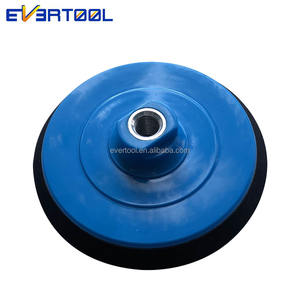 איכות evertool 5/8 חוט סיבובי ליטוש כרית 125 מ "מ כרית גיבוי פלסטיק עם תמיכה קצף מטחנת - Product Image 2