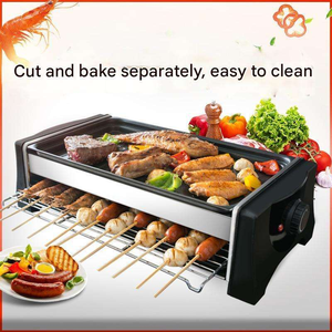 Grill électrique multifonctionnel NLMultifunction Cheese pour 8 personnes, sans fumée, avec <span class=keywords><strong>pierre</strong></span> à <span class=keywords><strong>raclette</strong></span>, barbecue d'intérieur - Product Image 6