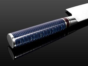 Xyj <span class=keywords><strong>couteau</strong></span> <span class=keywords><strong>Santoku</strong></span> 7 pouces, manche en résine nid d'abeille, <span class=keywords><strong>couteau</strong></span> en acier damas VG10 <span class=keywords><strong>Santoku</strong></span> - Product Image 5