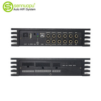 Amplificateur de voiture OEM 8 canaux classe D avec égaliseur DSP intégré, sortie haute puissance 350W RMS, SNR >100dB - HIFI-K10 16V