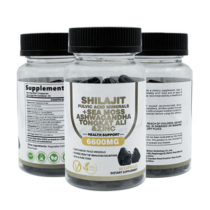 Cápsulas de Shilajit de Marca Privada OEM, Ashwagandha, Shilajit, Rhodiola Rosea, Panax 8 1 Complex, Suplementos Antioxidantes de Belleza - Product Image 6