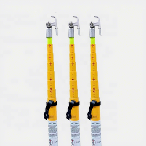 3m to 12m Insulation Fiberglass Triangle Telescopic Hot Stick - Product Image 1